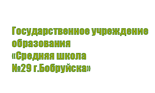 Средняя школа №29 г. Бобруйска (29bobruisk.schools.by) – личный кабинет